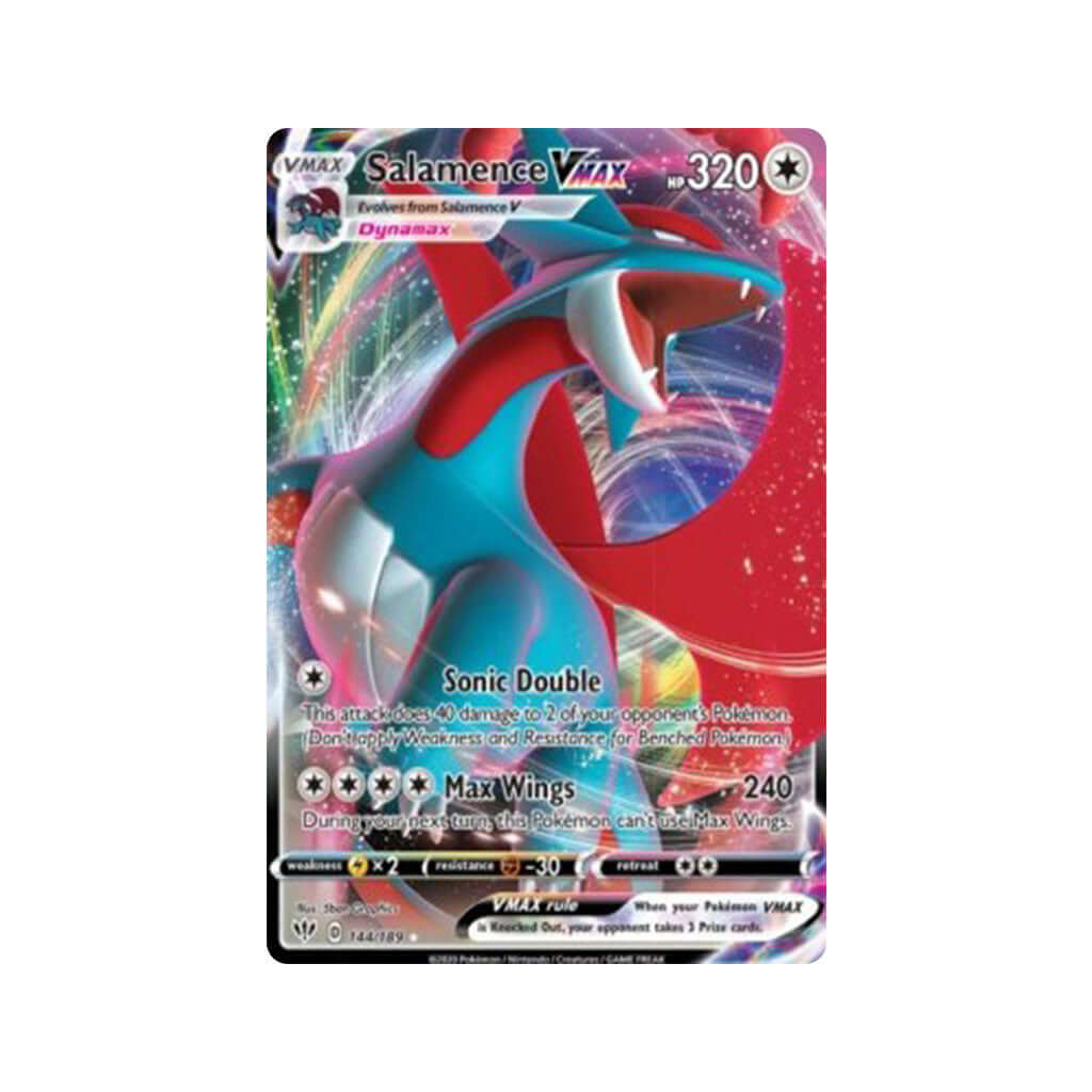salamence vmax pokemon card value Pokemon Einzelkarte Salamence VMAX 144/189 (EN)