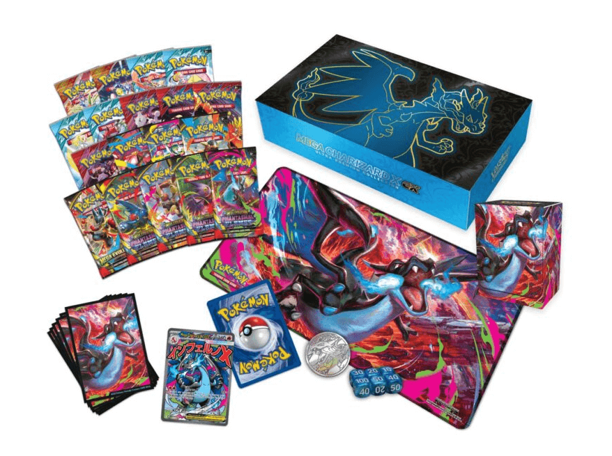 Pokemon Glurak X-ex Ultra Premium Kollektion (DE) Inhalt