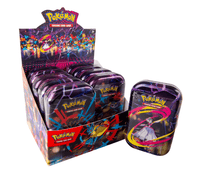 Pokemon Mega Entwicklungen mini Tin Display (DE) Komplett