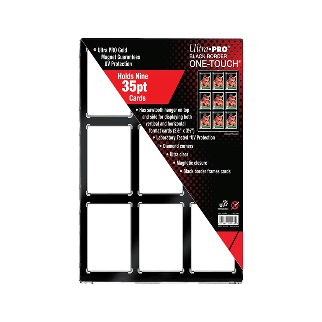 Ultra Pro 9-Karten Black Border ONE-TOUCH Rahmen