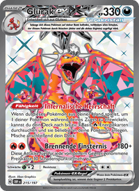 Pokemon Einzelkarte Glurak ex 215/197 (DE) Pokemon Karte