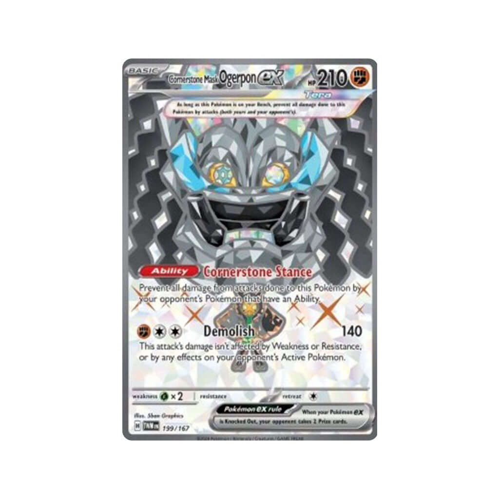 Pokemon Einzelkarte Ogerpon ex 199/167 (DE)