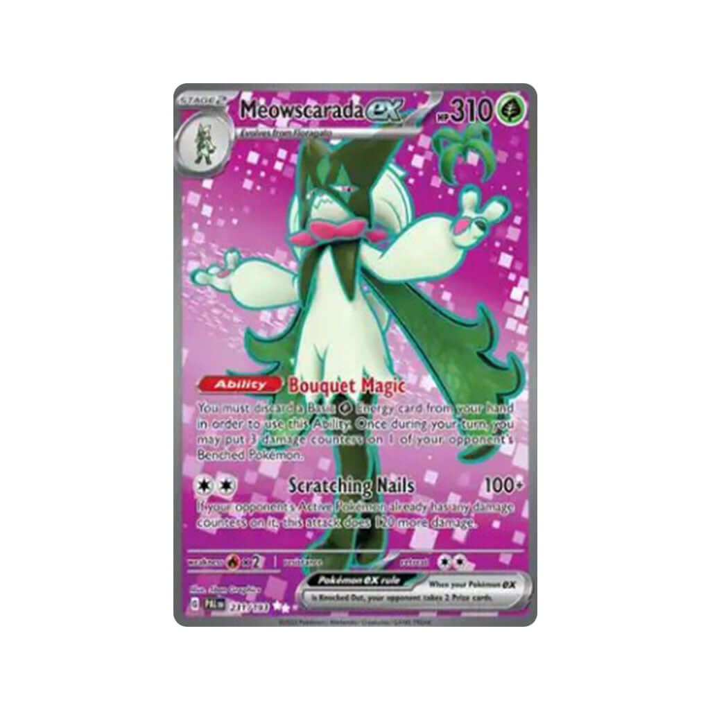 Pokemon Einzelkarte Meowscarada ex 231/193 (EN)