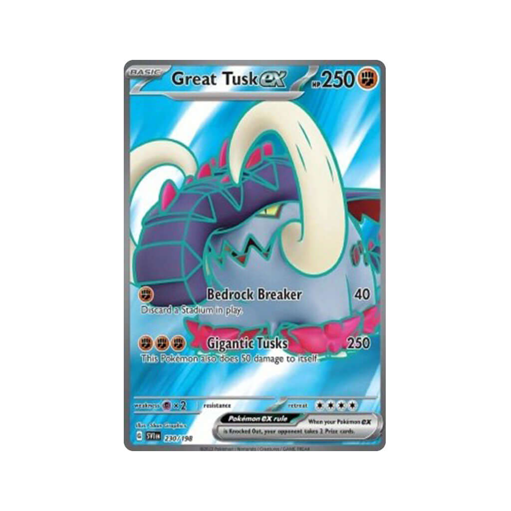 Pokemon Einzelkarte Riesenzahn ex 230/198 (DE)