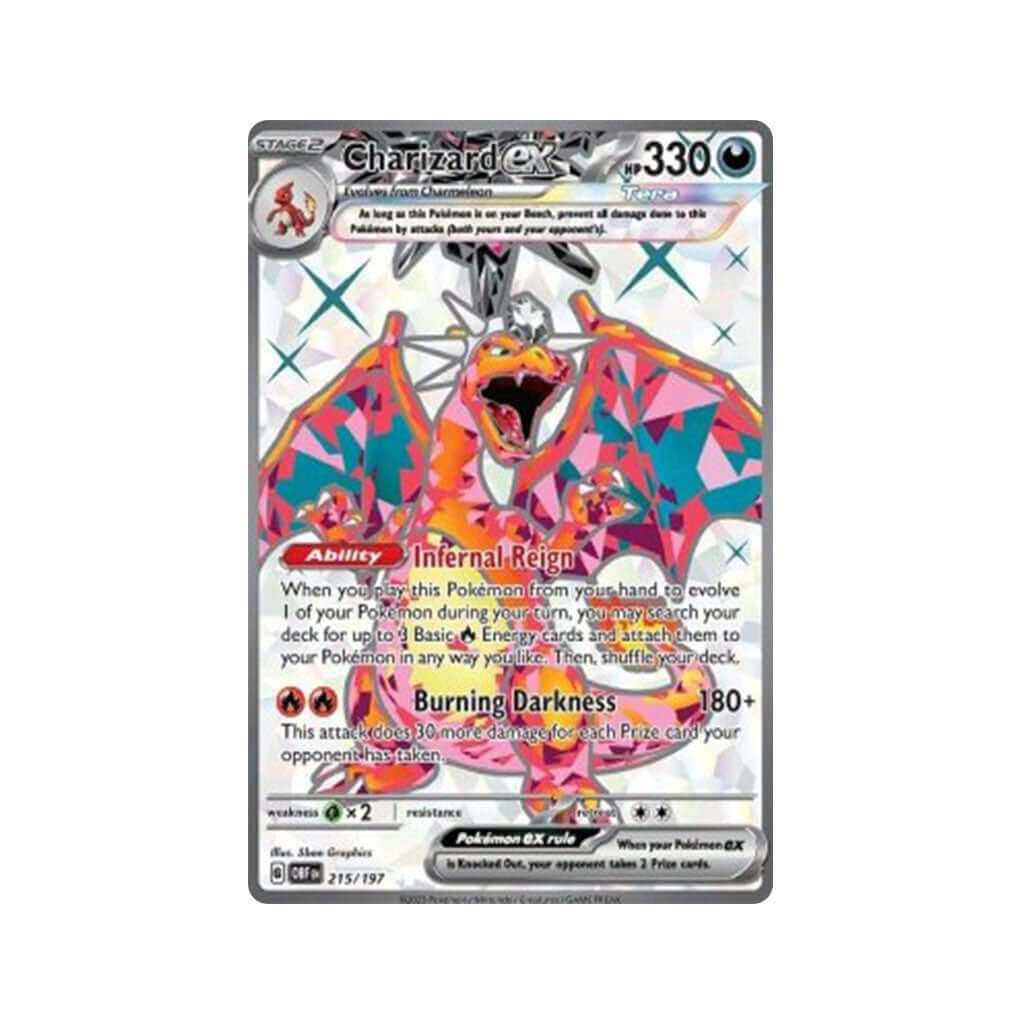 Pokemon Einzelkarte Glurak ex 215/197 (DE)