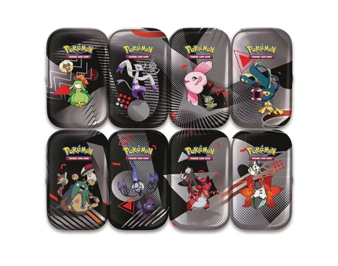 Pokemon Schwarze Blitze & Weiße Flammen Mini Tin Display (DE) Tins