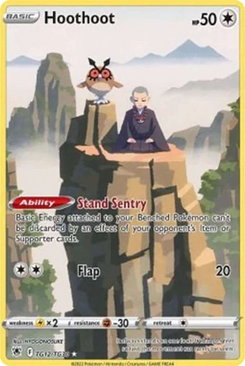 Hoothoot TG12/TG30 Pokemon Karte Deutsch