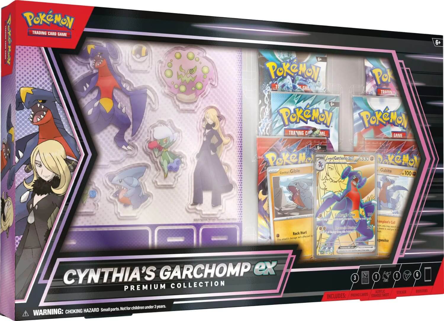 Pokemon Ewige Rivalen Cynthias Knakrack-ex Kollektion (DE) Vorne