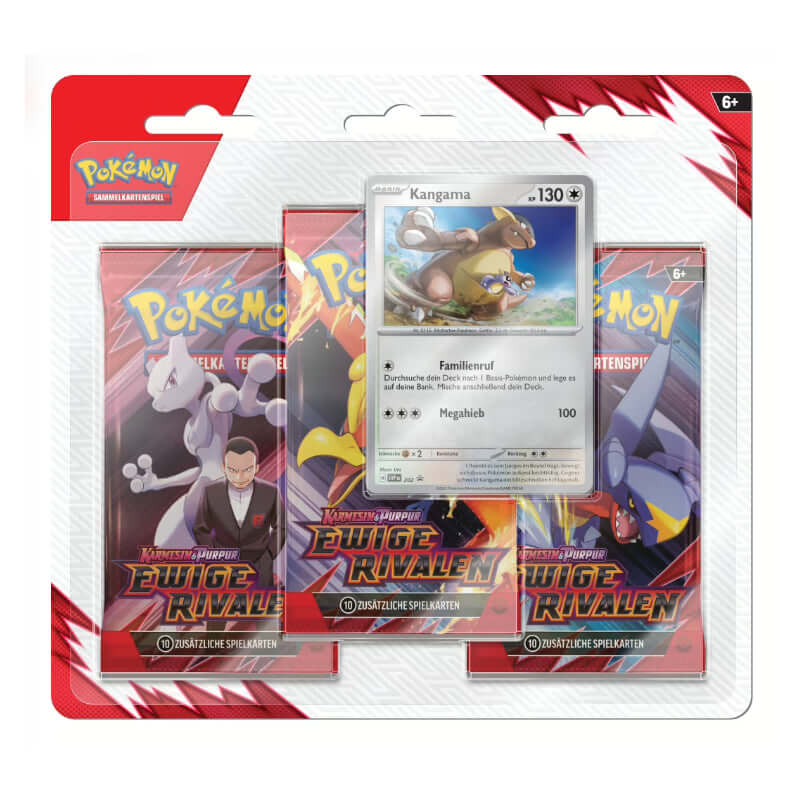 Pokemon Ewige Rivalen 3er Blister Kangama (ENG)